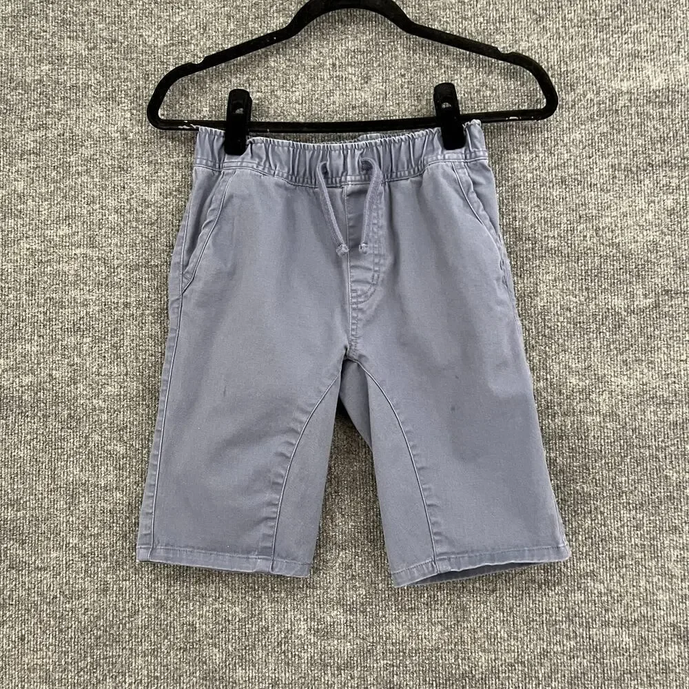 Tucker + Tate Boys Chino Shorts Size 10/12 Blue Pull On Elastic Waist Bermuda